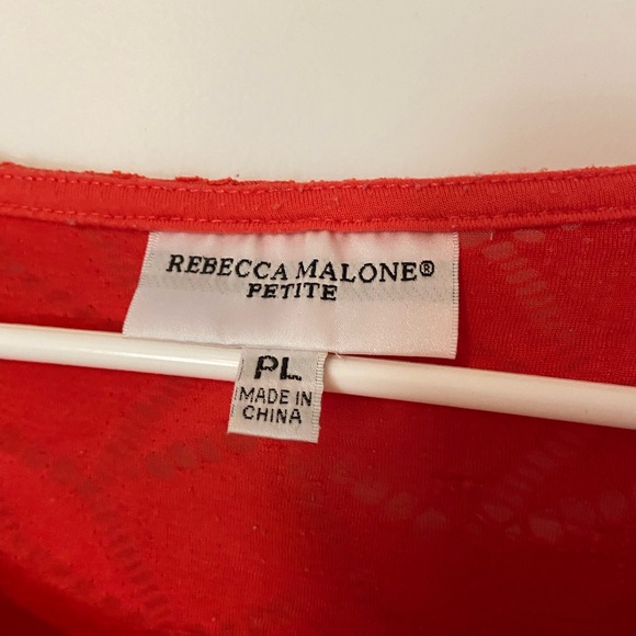 Rebecca Malone Top, size Petite Large - Picture 3 of 4